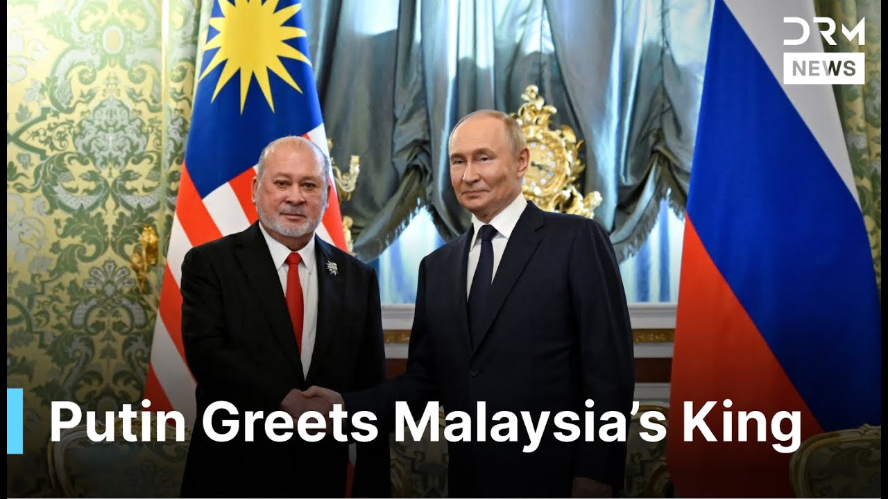 FULL CEREMONY: Putin Hosts Malaysia’s King Sultan Ibrahim at Kremlin in Grand Welcome | AC1G