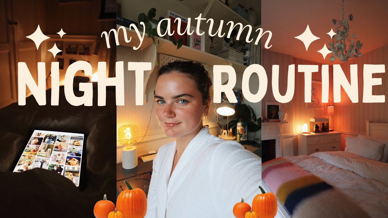 Autumn/Fall Night Routine 🐻 Cosy and chill 🌧 after college/work 2022
