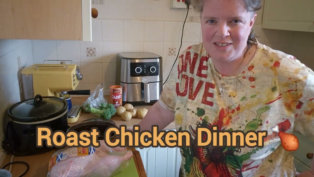 Roast chicken dinner 🍗