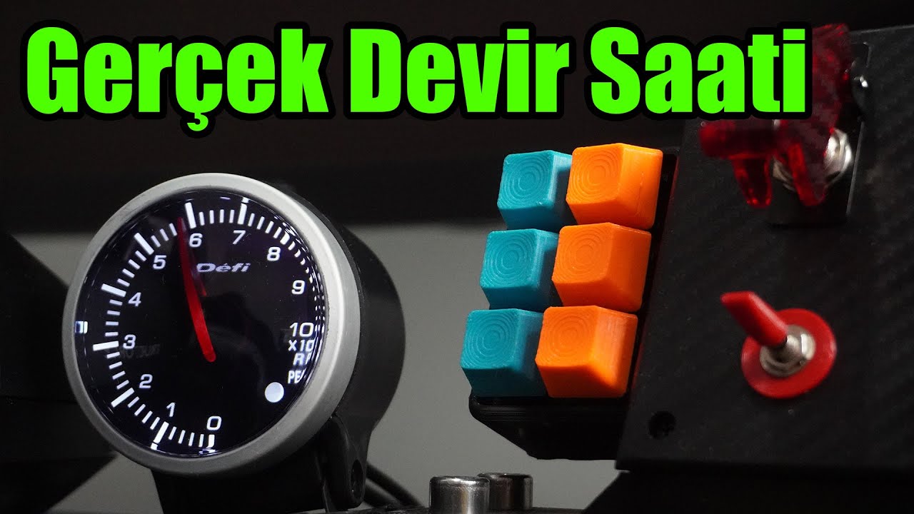 Oyunlar için Gerçek Devir Saati Yaptım