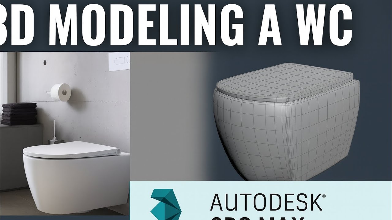 How to Model a Realistic WC in 3ds Max | Beginner to Advanced Guide