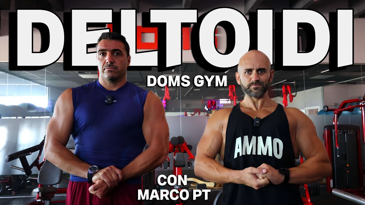 MI ALLENO IN UNA PALESTRA COMMERCIALE CON MARCO PT - DELTOIDI