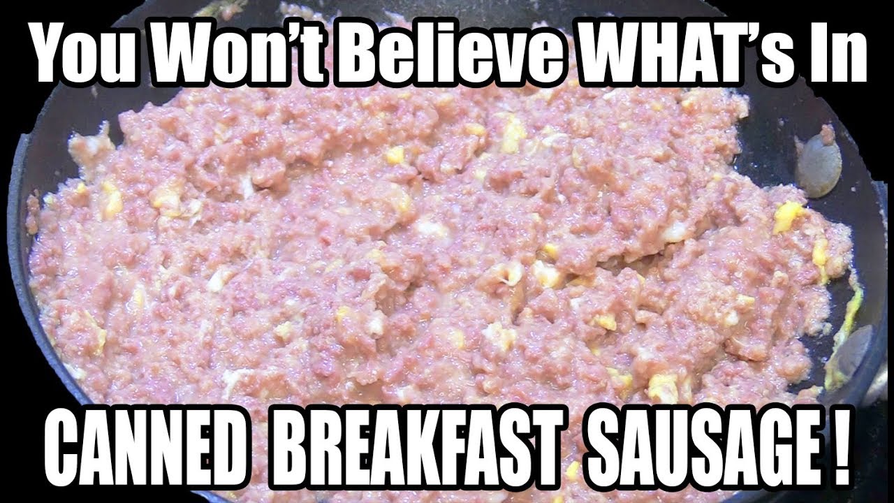 Canned Breakfast Sausage....You Won't Believe What's In It!? - WHAT ARE WE EATING?? - The Wolfe Pit