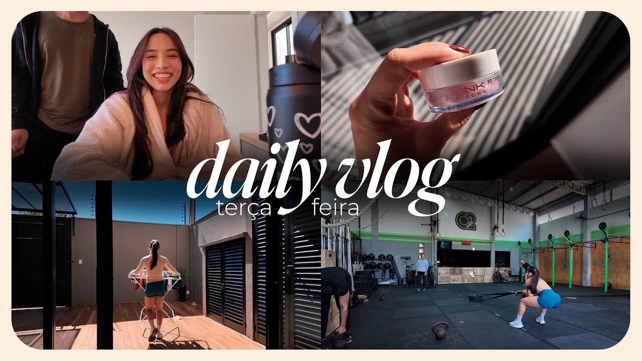 VLOG: rotina de influenciadora, maquiagem, treino de crossfit, como lavo roupa e ideia de jantar.