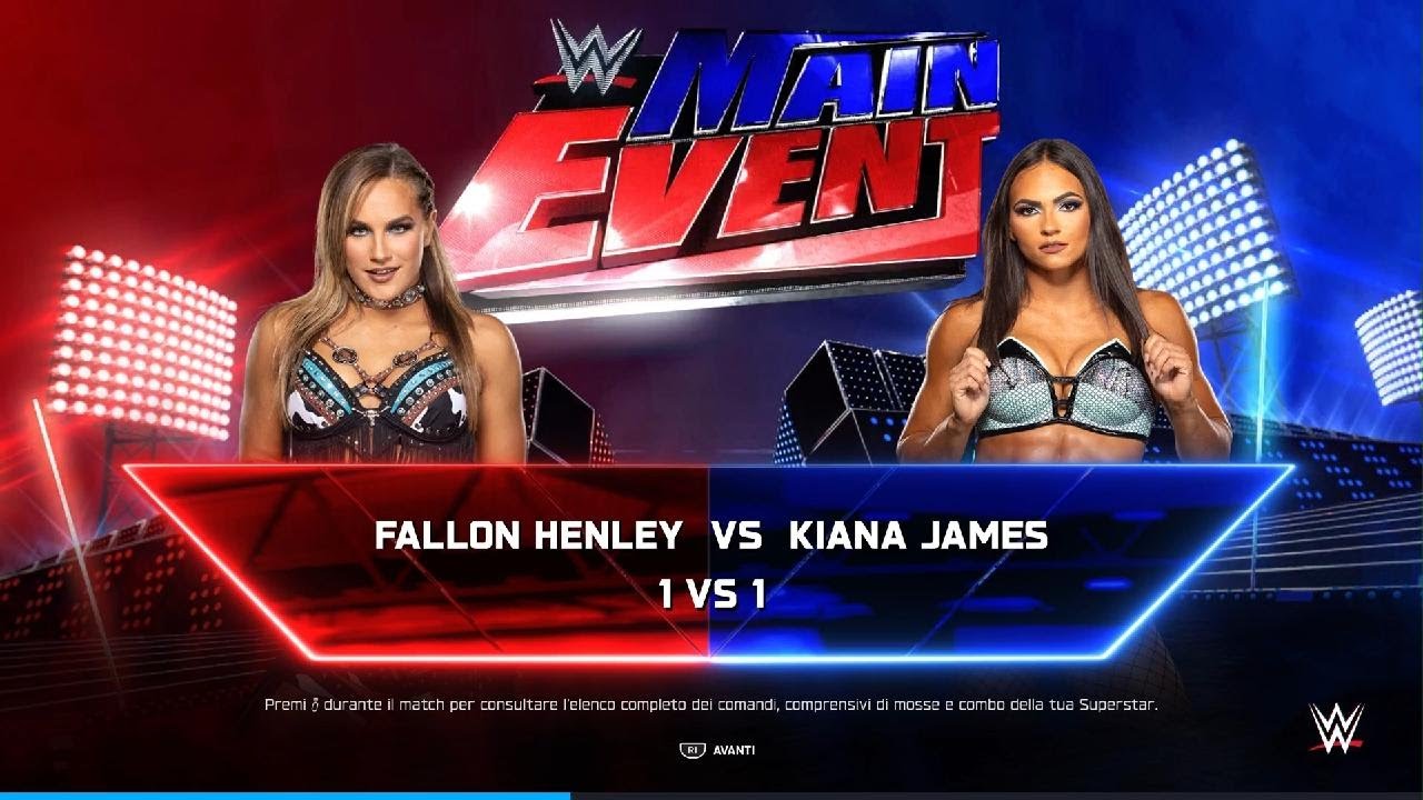 WWE 2K25 - Fallon Henley vs Kiana James