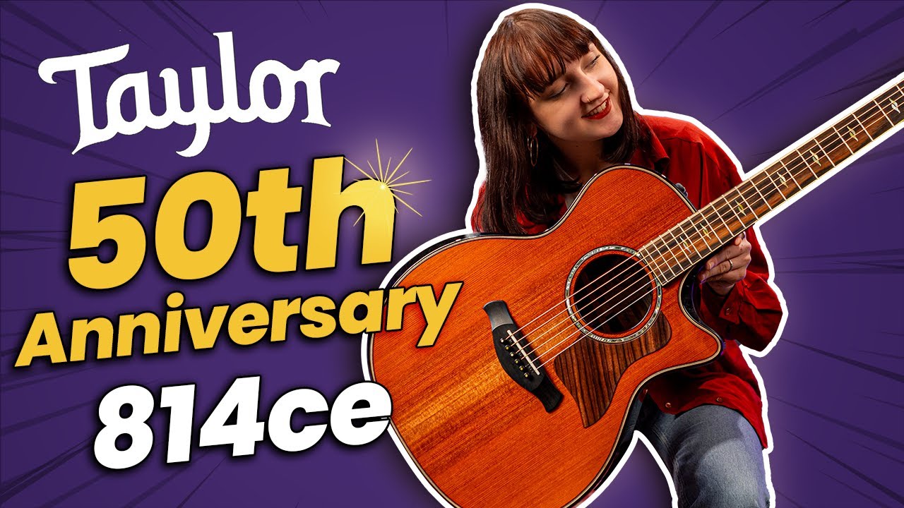 Truly Stunning Taylor 50th Anniversary 814ce - Celebrating 50 Years of Acoustic Excellence!