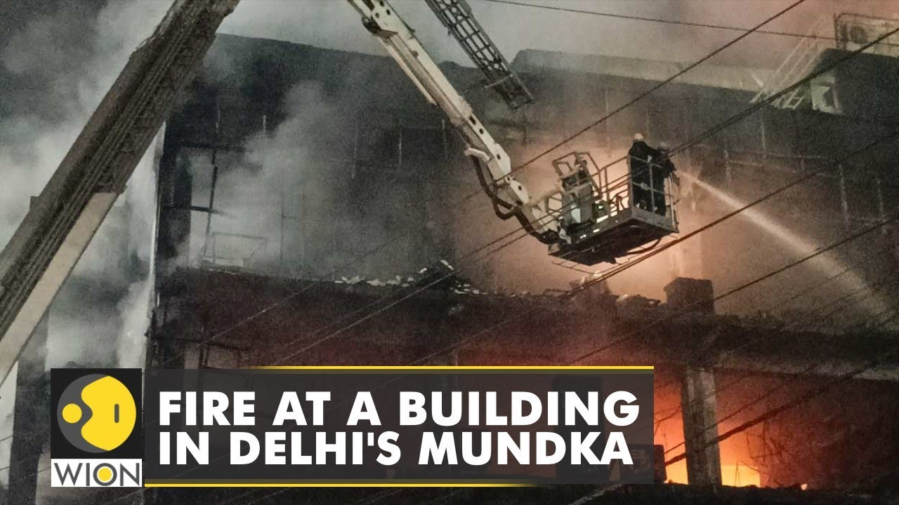 Fire at a building in Delhi's Mundka: 50 people rescued, rescue ops underway | World English News