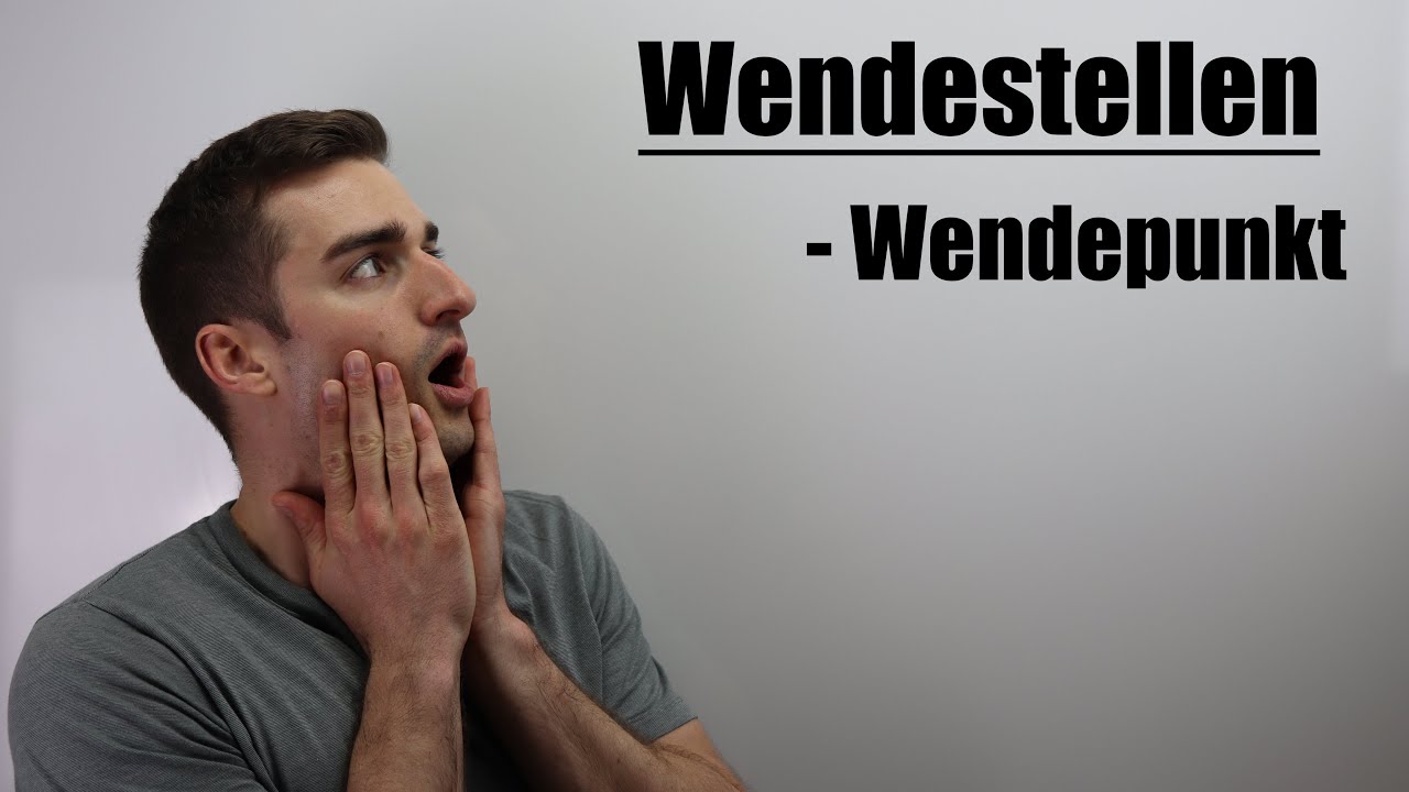 Wendestelle, Wendepunkt | Fit im Mathe-Abi