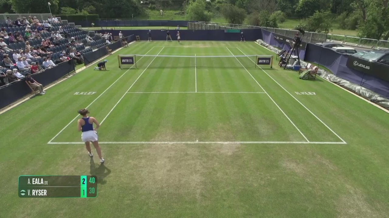 Alexandra Eala [1] (PHI) vs Valentina Ryser [Q] (SUI) // 6-1 6-2 // W125 lkley // 2nd Round