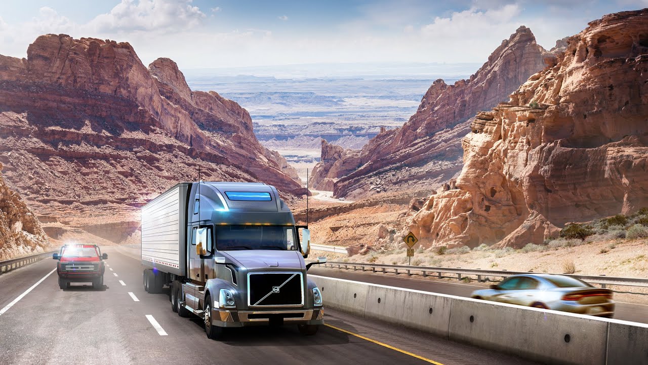 [4K60] American Truck Simulator Utah DLC Gameplay - Elko (NV) to Vernal (UT)