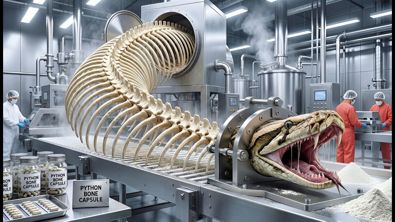 You Won’t Believe How Snake Skeletons Are Made