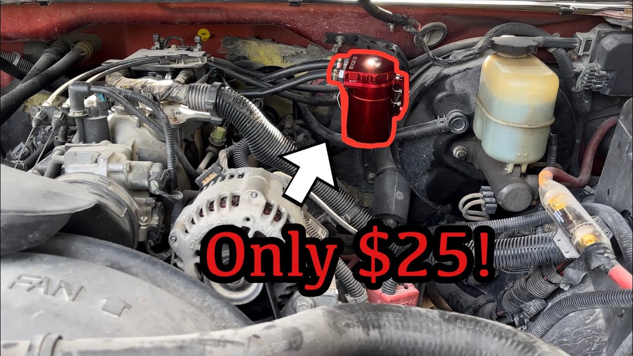 NBS Silverado Oil Catch Can Install!
