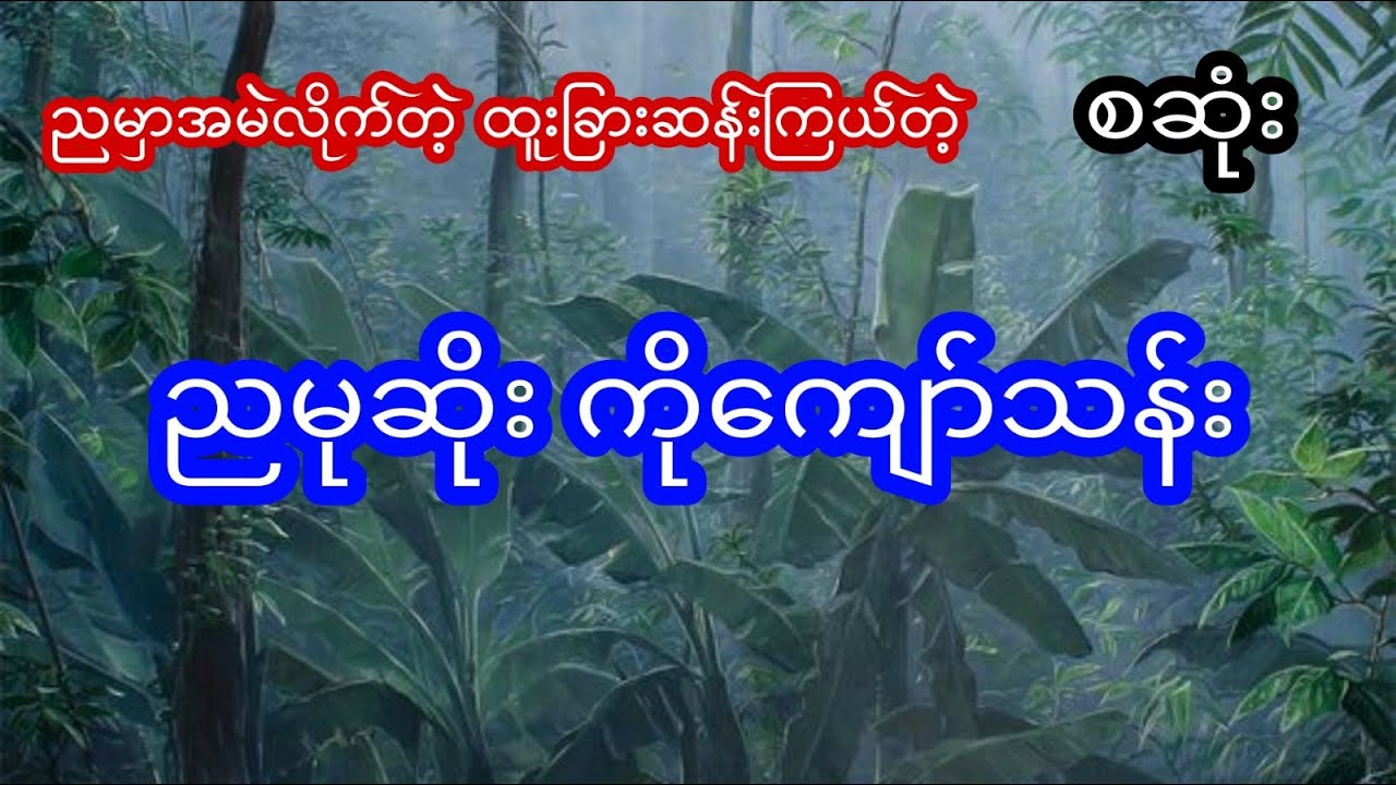 ညမှာ အမဲလိုက်တဲ့ ထူးခြားတဲ့ မုဆိုး တဦး - စဆုံး