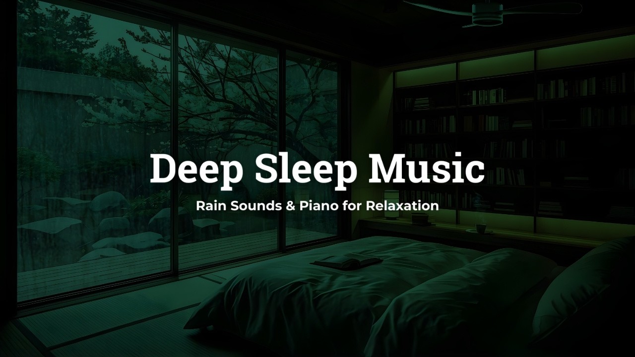 Fall Asleep Faster with Relaxing Piano Music within Rain Sounds – Stop Overthinking Tonight