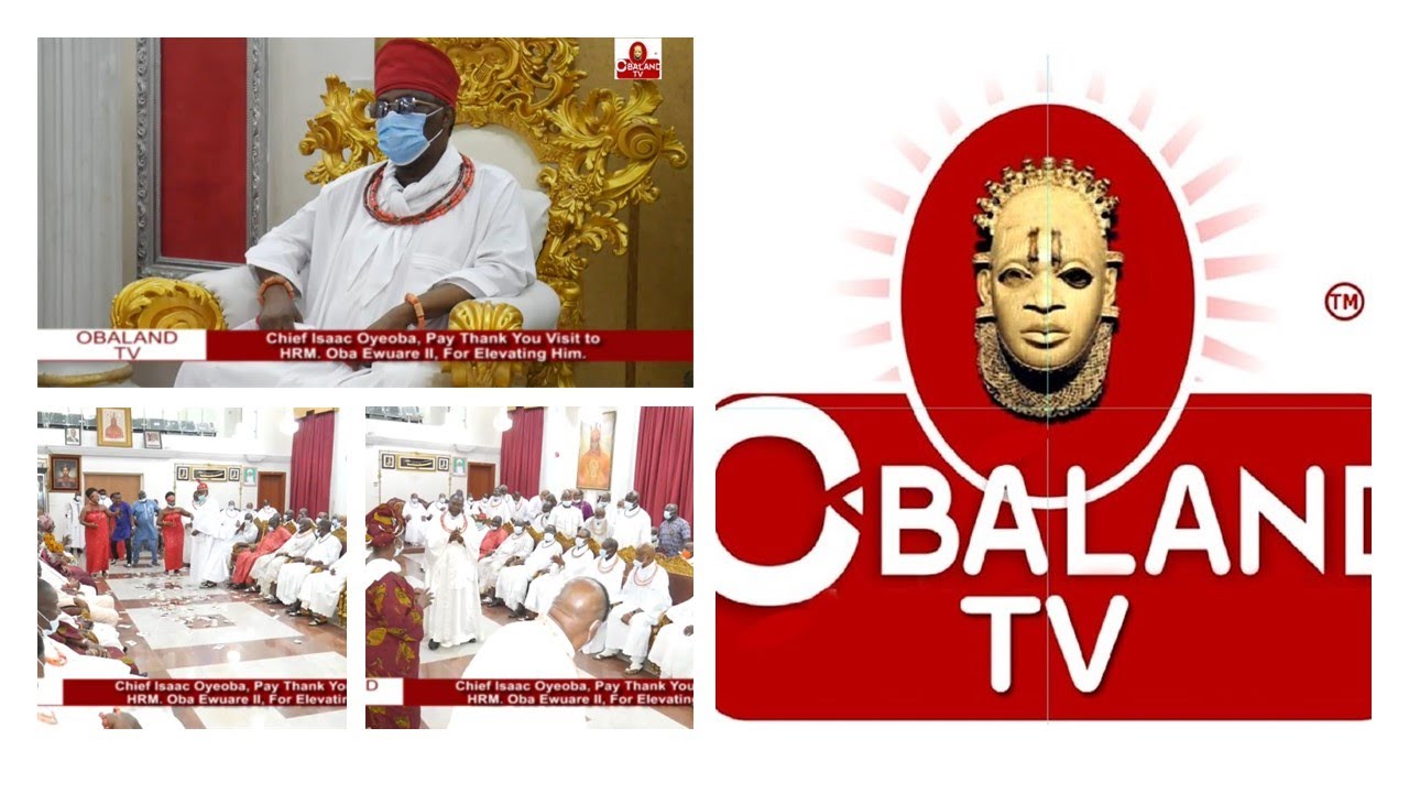 Chief Oyeoba thank you visit to the palace of Benin Kingdom