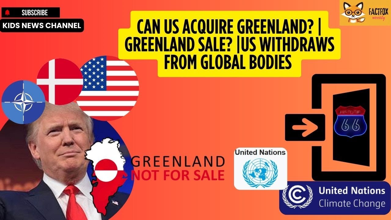 Why Would the US want to buy Greenland | Strategic Importance of Greenland | US Exits Global Bodies