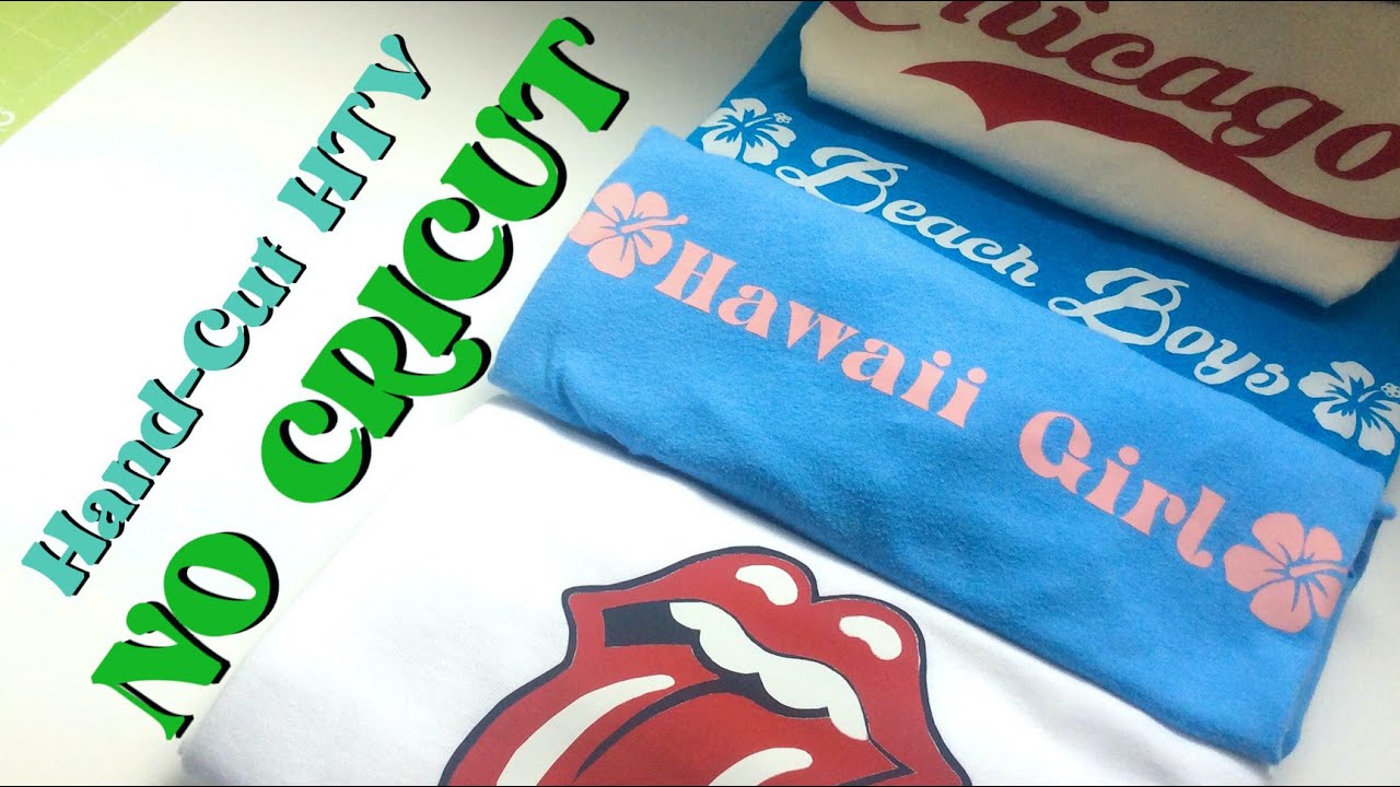 How to Hand-Cut Heat Transfer Vinyl 🌟  Intricate designs WITHOUT CRICUT 🌟  Save Money!
