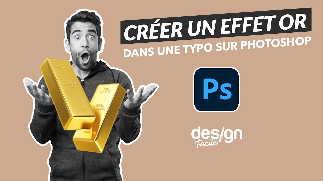 CRÉER UN EFFET COULEUR OR DANS #PHOTOSHOP