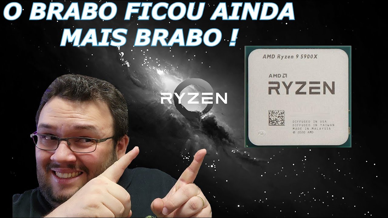 RYZEN 9 5900X COM AJUSTE HYBRIDO !