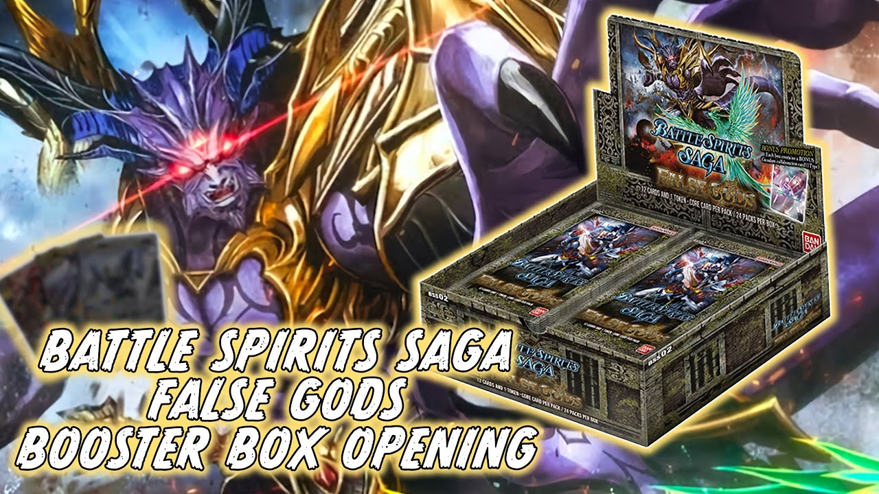 BOX RATIOS ARE WILD?! 🔷 | Battle Spirits Saga False Gods Box Opening