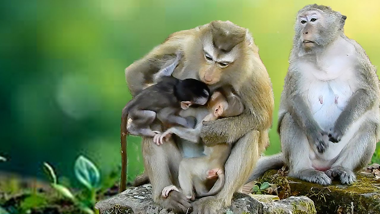 The Magnificent Rose Is Nursing Two Babies at the same time