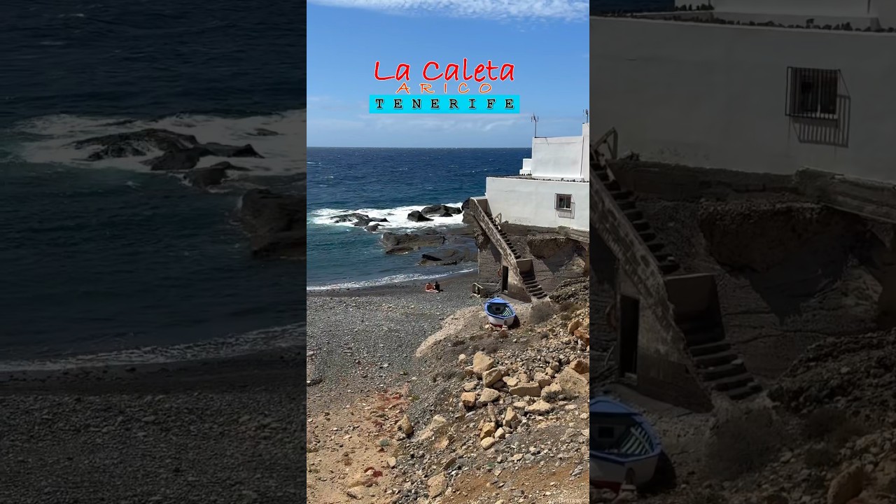 Tenerife - La Caleta de Arico ⛪️🌊#canaritainfo #tenerife #arico