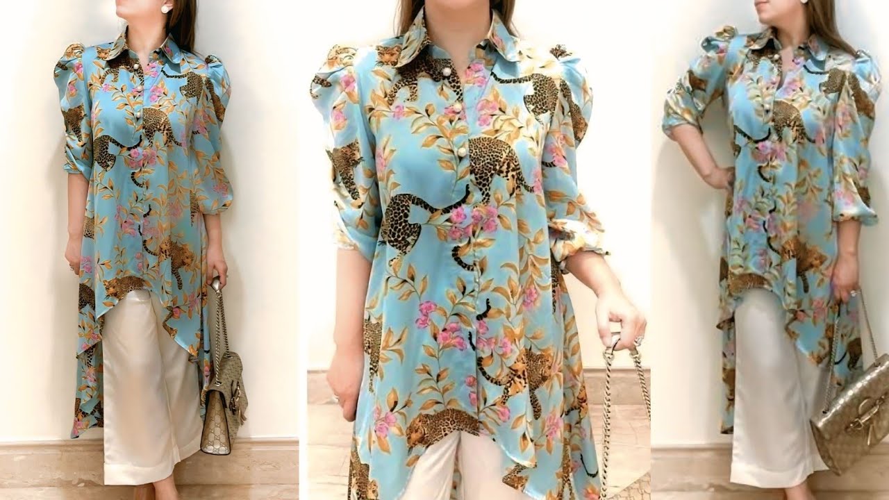 Trending 🔥Shirt Collar Co-ord Set Cutting & Stitching || Trending🔥Viral Kurti Cutting & Stitching