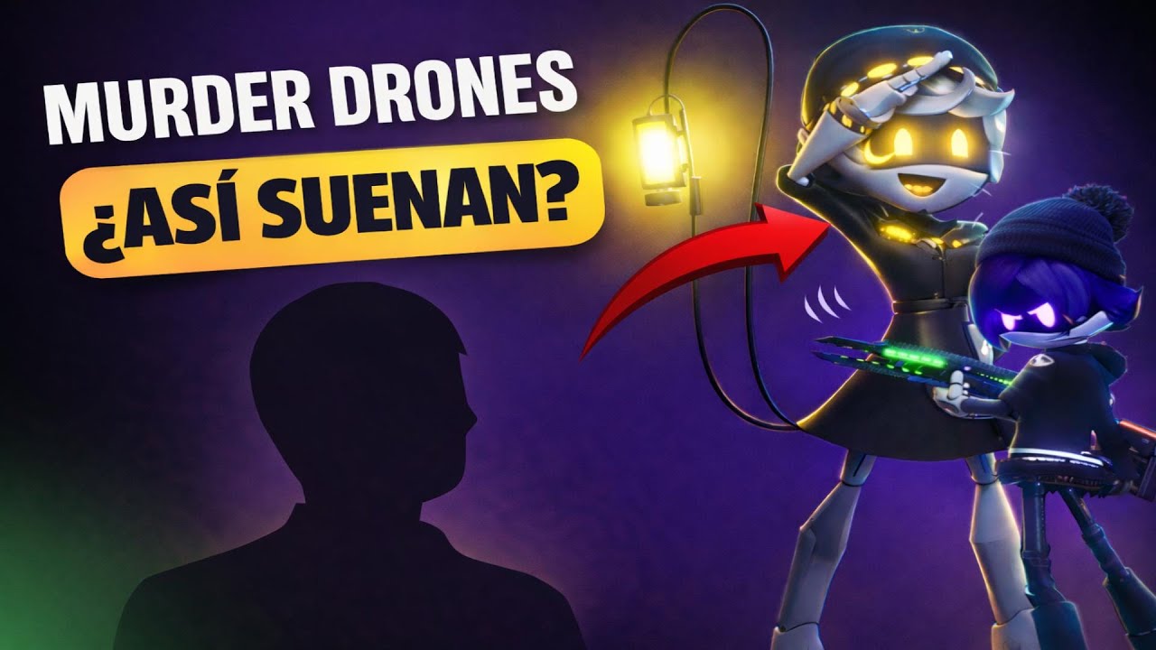 Ellos son las voces de los Murder Drones  (Doblaje Espa&ntilde;ol Latino)