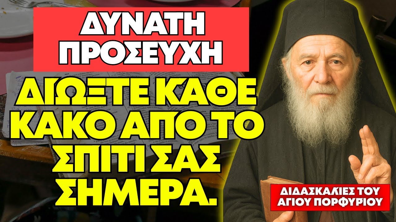 Η ΑΛΆΘΗΤΗ ΝΥΧΤΕΡΙΝΉ ΠΡΟΣΕΥΧΉ ΠΟΥ ΠΡΟΣΤΑΤΕΎΕΙ ΤΗΝ ΟΙΚΟΓΈΝΕΙΆ ΣΑΣ ΕΝΏ ΚΟΙΜΆΣΤΕ - ΆΓΙΟΣ ΠΟΡΦΎΡΙΟΣ