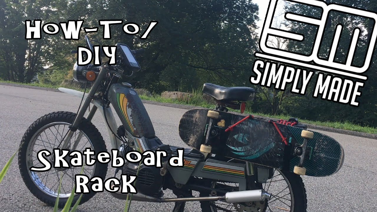 Motorbike Skateboard Rack | How To
