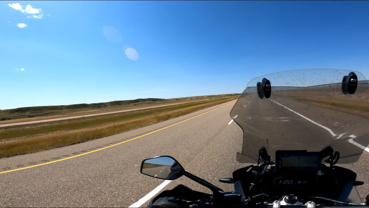 Episode 4 - Winnipeg to Calgary - Road Trip on BMW R1250 GS Adventure Motorcycle