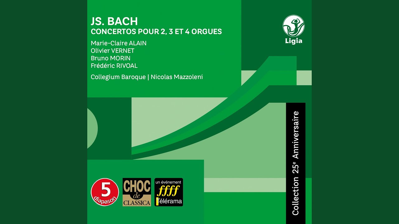 Concerto for 4 Organs in A Minor, BWV 1065: III. Allegro