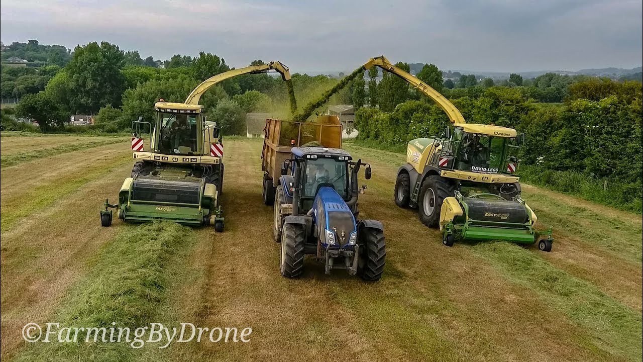 Silage 2018 - 2 Krone Foragers - S C & J Symes + David Legg