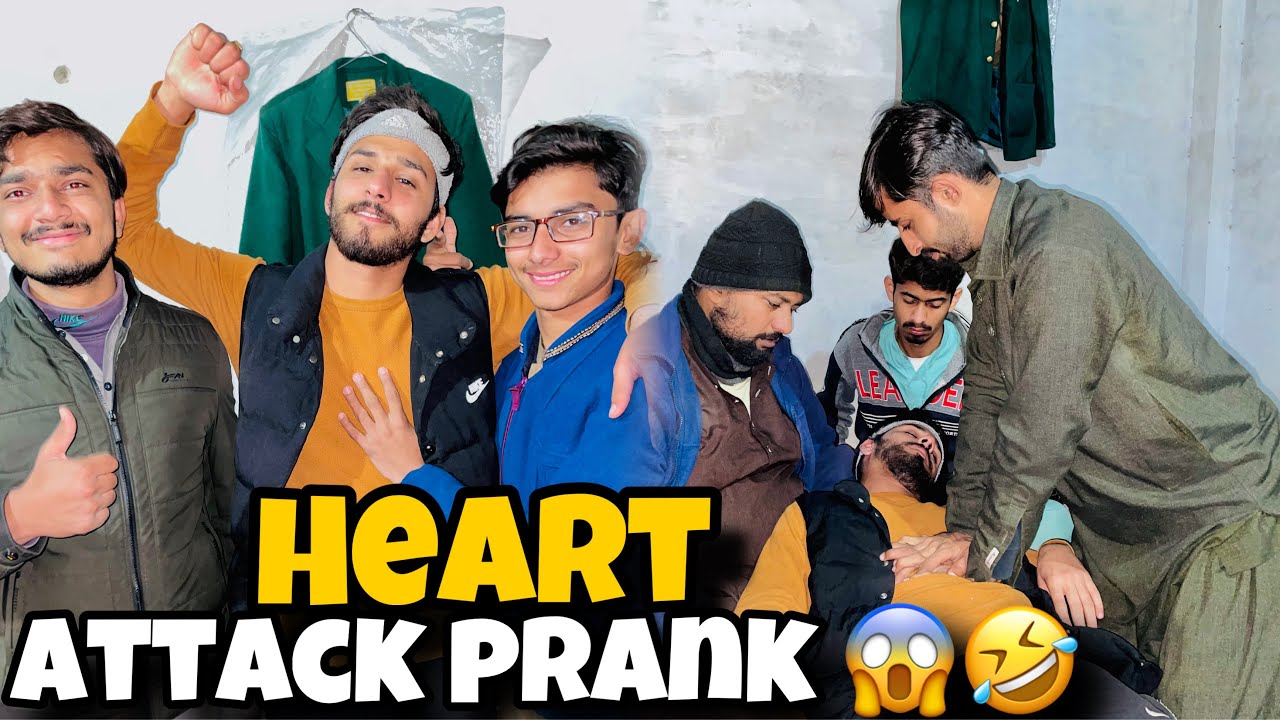 Heart Attack Prank 😱🤣 | Part 2 | Ahmad or meri shamat a gyi 😂😁 | CPR once again 😁