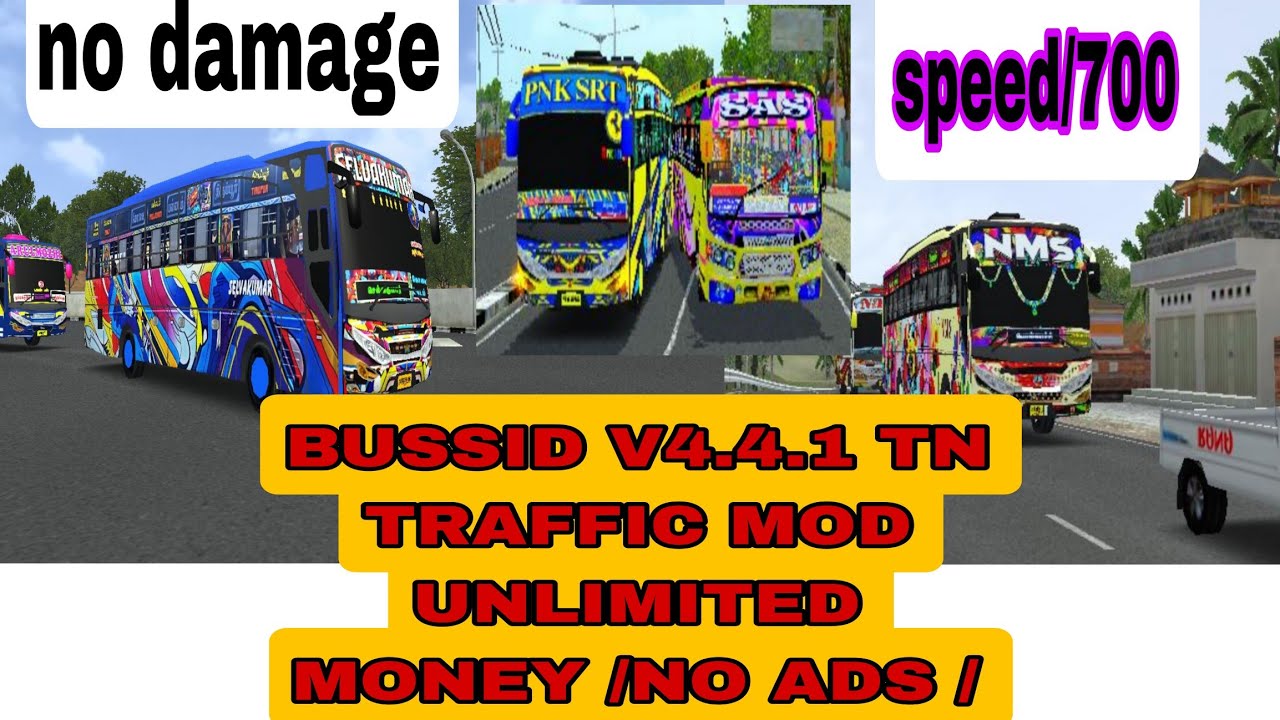 Bussid v4. 4.1 TN TRAFFIC MOD UNLIMITED money no ads password in this video #bussid #tntraffic #game