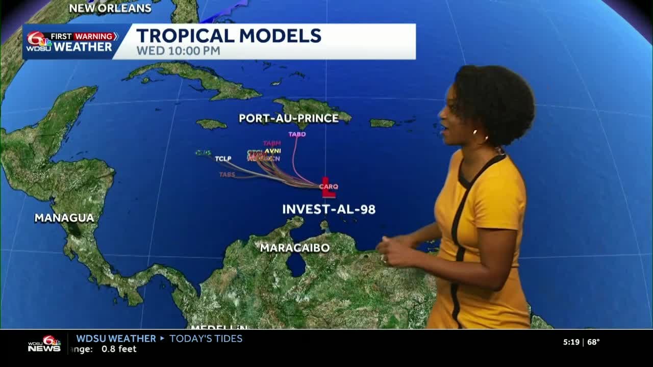 Tuesday tropical update: Invest 98 expected to become Tropical Storm Melissa