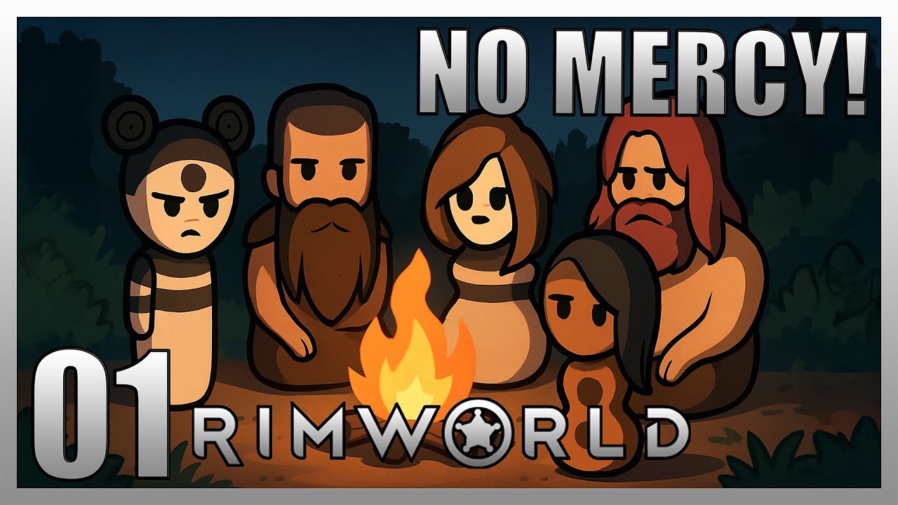 Can 5 Survivors REALLY Survive with NOTHING?! | Emberclaw Clan Ep 1 | RimWorld