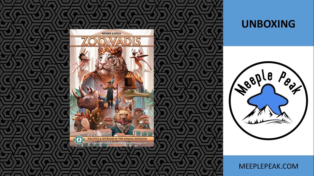 One animal to rule them all, Zoo Vadis Unboxing