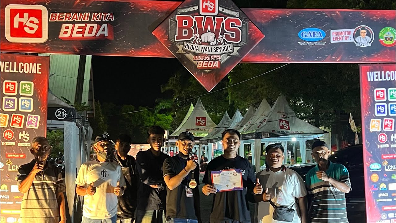 HASIL KICBOXSING AZIZ vs Nabil -Parno vs Kediri-Nafa adrian vs kang edot -bugi vs soni
