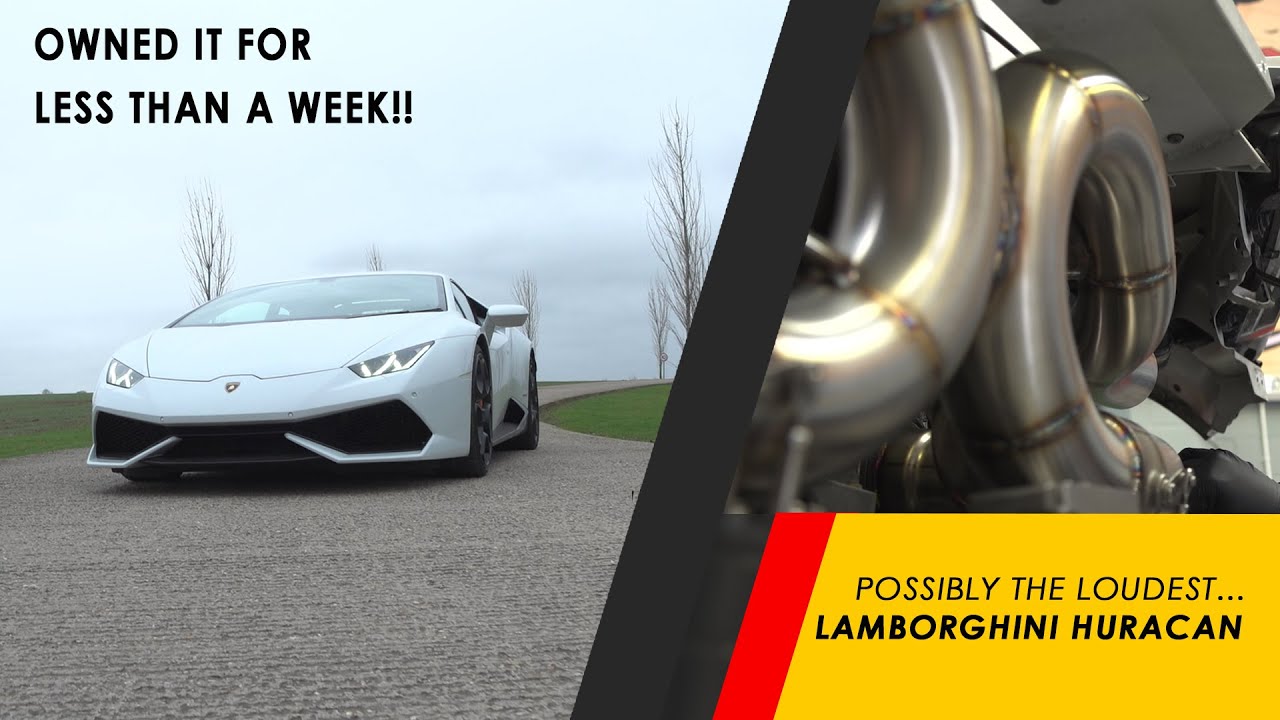 Доработка LAMBORGHINI HURACAN спустя 6 дней владения! // ПОЛНОСТЬЮ КАСТОМНАЯ ВЫХЛОПНАЯ СИСТЕМА!