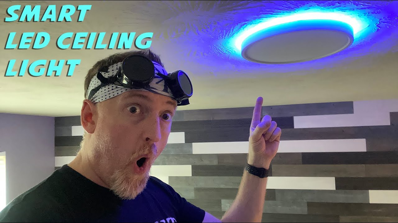 Installing a smart LED ceiling light (by Taloya) Room Reno Part 2