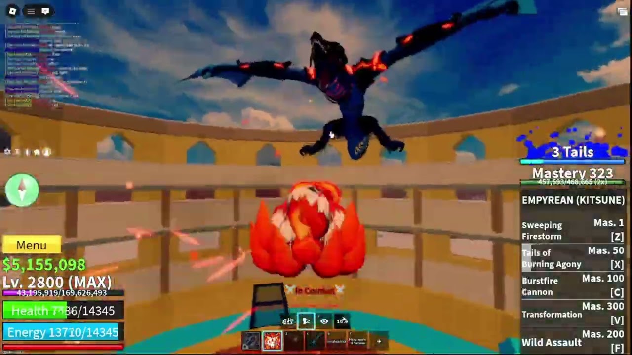 New Empyrean Kitsune vs dragon which one better ( Blox fruit)