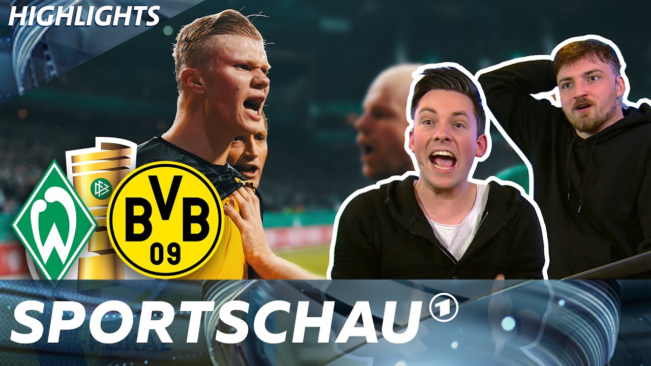 Highlights Werder Bremen - Borussia Dortmund mit Manu Thiele und ViscaBarca | DFB-Pokal | Sportschau
