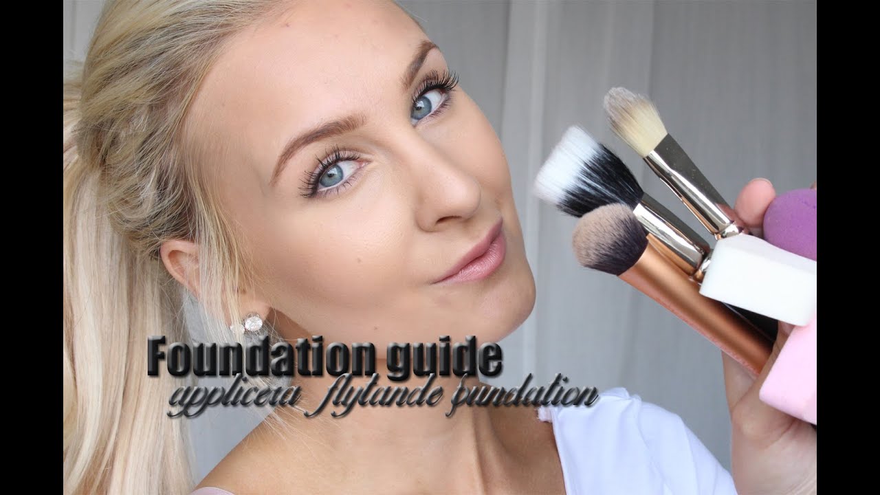 Foundation Guide - Applicera flytande foundation