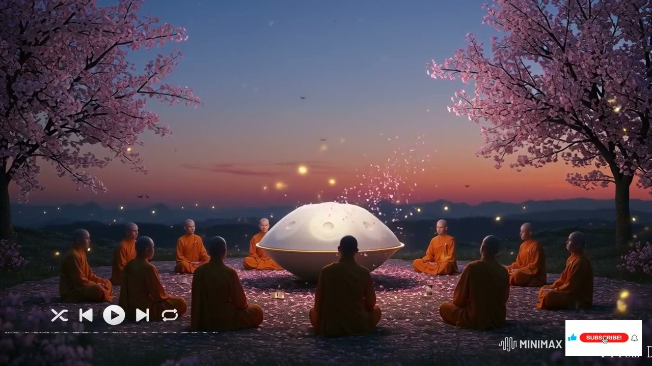 Walking Through Stillness Moonwoven Memory    (1111 Hz)| 1 hour handpan music