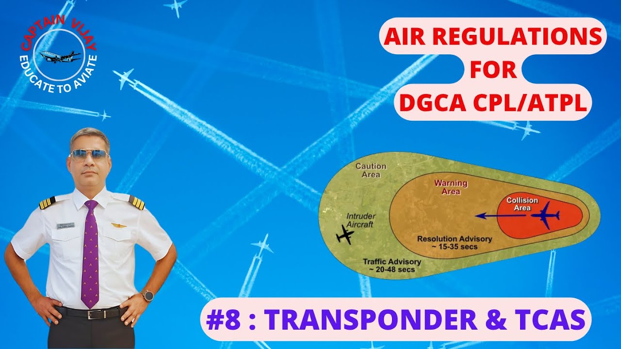 ТРАНСПОНДЕР И ПРАВИЛА TCAS #AIR ДЛЯ ЭКЗАМЕНА DGCA CPL/ATPL