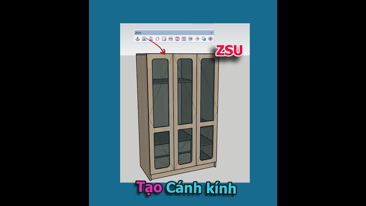 Tạo Cánh Kính Bo Góc trên Zsu