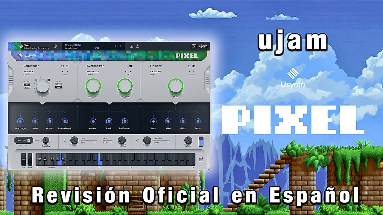🎧Ujam Usynth PIXEL🎧 -Revisión Oficial en Español-