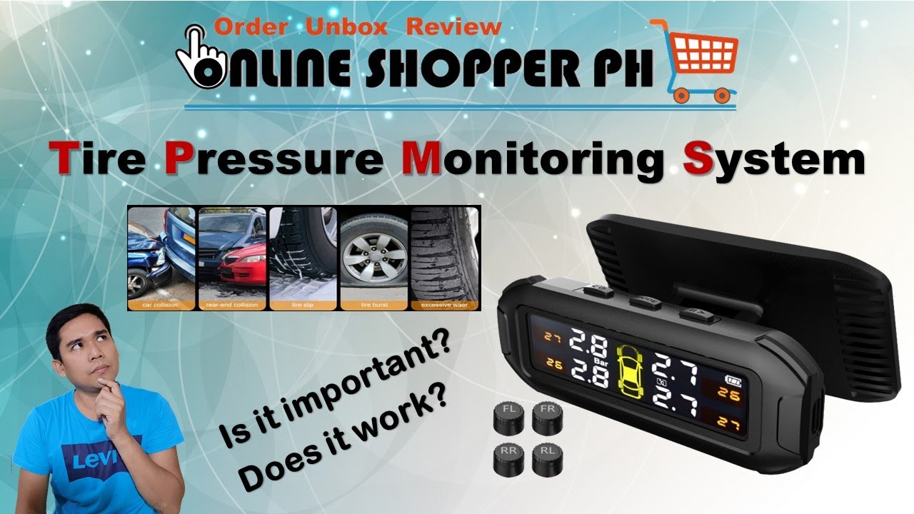 TPMS (Tire Pressure Monitoring System) with External Sensors from Shopee - Order Unbox Review [ep4]