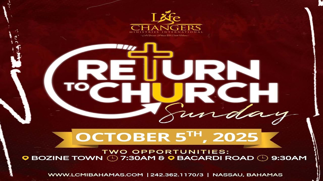 Return To Church Sunday | Sunday, October 5th, 2025 | 9:30am